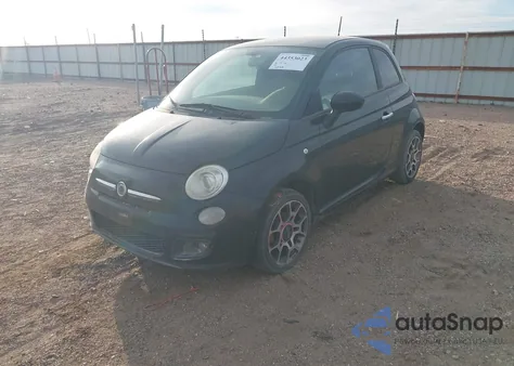2012 Fiat 500 Sport z USA, uszkodzony, nr VIN 3C3CFFBR0CT179775